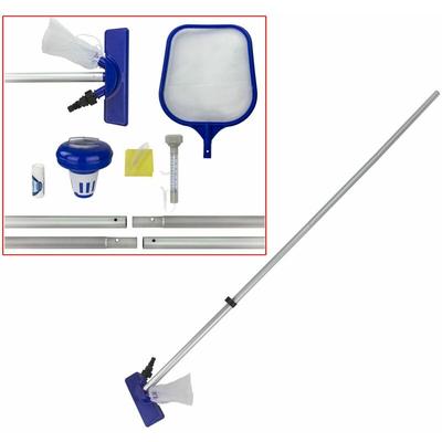 Bestway - Pool Swimmingpool 7-tlg Reinigung Zubehör Set Kescher Thermometer Tester Image