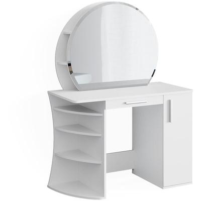Schminktisch Almina, Weiß, 100 cm, Vicco Image