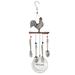 Sunset Vista Designs 065393 - 25" Welcome Rooster Chime Wind Chime