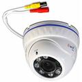 Telecamera dome ahd full hd 2 mpx lente varifocale 2,8 12 mm 6 led array esterno focus e zoom