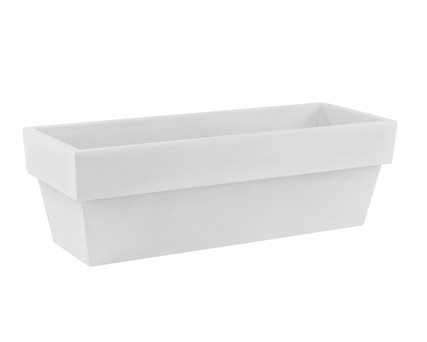 Vondom »JARDINERA« Konischer Topf Outdoor Pflanzengefäß 60x20 cm / Ecru / Lackiert Hochglanz Image