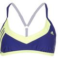 Adidas Swim | Adidas Women 3 Stripe Racerback Sport Bikini Top | Color: Blue/Yellow | Size: 6