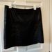 Free People Skirts | Free People Leather Mini Skirt | Color: Black | Size: 12