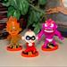 Disney Toys | Disney Pixar Incredibles 2 - 3 Versions Of Jack-Jack 2018 | Preowned | Color: Red | Size: Set Of 3