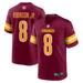 Men's Nike Brian Robinson Burgundy Washington Commanders Player Game Jersey