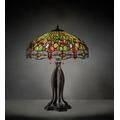 "30"" High Tiffany Hanginghead Dragonfly Table Lamp - Meyda Lighting 109607"