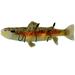 "29.5""W Metro Fusion Brown Trout Glass Wall Sconce - Meyda Lighting 132284"