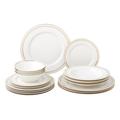 Lorren Home Trends 20 Piece Bone China Dinnerware Set-Service For 4 Bone China/Ceramic in White/Yellow | Wayfair 8456