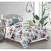 Nanshing America, Inc Floranda 7 Piece Floral Comforter Set Polyester/Polyfill/Microfiber in White | Queen | Wayfair Floranda7-Q-MLTI
