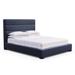 Tandem Arbor Boyd Horizontal Channel Panel Bed Upholstered/Polyester | 52 H x 65.5 W x 87.5 D in | Wayfair 108-11-FUL-20-ST-BV-BP-BL