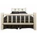 Loon Peak® Homestead Collection Pine Bed Wood in Brown/Green/White | 47 H x 76 W x 87 D in | Wayfair 20058C1E5D364F819F2CC149F1669BA0
