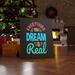 Trinx Inspirational Quote Canvas Everything You Dream Is Real Wall Art Motivational Motto Inspiring Posters Prints Artwork Decor Ready To Hang Canvas | Wayfair