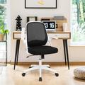 Inbox Zero Jaymarie Mesh Task Chair Upholstered in White/Black | 40.5 H x 25 W x 25 D in | Wayfair 97AE1D9A838D4915B9B0E0396F956A75
