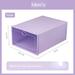 Rebrilliant Shoe Storage Box Plastic in Indigo | 5.55 H x 9.13 W x 12.99 D in | Wayfair 2808D46CEB774A5AA21D36A325E2AF71