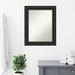 Red Barrel Studio® Ridge Black 23.5 in. x 29.5 in. Bathroom Vanity Non-Beveled Wall Mirror Plastic | 29.5 H x 23.5 W in | Wayfair