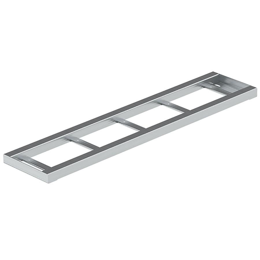 DOLLE Außentreppe Gartentreppe Gardentop Komplettset, 100 cm, 3 Stufen,ohne Belag,Stahl zum Einlegen Image