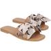 Women's Cuce Atlanta Falcons Tan Bow Sandals