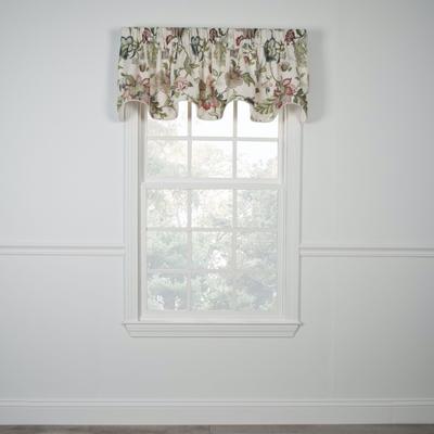 Brissac Lined Scallop Valance by Brissac in Red