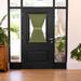 Wide Width Darcy Rod Pocket Door Panel With Tieback by Achim Home Décor in Green (Size 25" W 40" L)