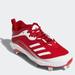 Adidas Shoes | Adidas Nwt! Icon 6 Red/White Baseball Cleats Size 9 | Color: Red/White | Size: 9