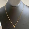 Madewell Jewelry | (67)Madewell New Heart Necklace | Color: Gold | Size: Os