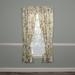 Wide Width Abigail Tailored Curtain Pair With Tiebacks by Abigail in Multi (Size 82" W 63" L)