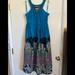 Anthropologie Dresses | Nwot Anthropologie Silk Midi Dress 10 | Color: Blue | Size: 10