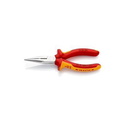 Knipex - Flachrundzange din iso 5745 L.160mm flach/rund ger.Mehrkomp.-Hüll