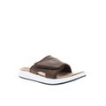 Men's Propet Emerson Men'S Slide Sandals by Propet in Brown (Size 9 1/2 M)