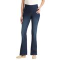 Plus Size Women's Flex-Fit Pull-On Bootcut Jean by Woman Within in Indigo Sanded (Size 38 WP)