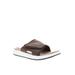 Men's Propet Emerson Men'S Slide Sandals by Propet in Brown (Size 13 M)