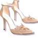 Anthropologie Shoes | Anthropologie Rose Gold Laser Cut Toesize 8 | Color: Gold/Pink | Size: 8
