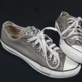 Converse Shoes | Converse All Star Gray Mens Size 5 Womens Size 7 Shoes Sneakers (Crack On Side) | Color: Gray/White | Size: 7