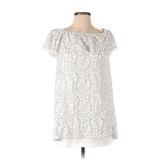 Lily Rose Casual Dress Off The Shoulder Short Sleeve: White Dresses - Women's Size Small