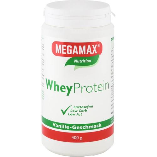 Megamax – WHEYPROTEIN lactosefrei Vanille Pulver Protein & Shakes 0.4 kg