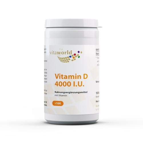 Vita World VITAMIN D3 4.000 I.E. Kapseln Vitamine
