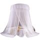 Big Dome Mosquito Net Double Bed Canopy, 1.5m Dome Lace Hanging Bed Tent for Single to King Size Beds Ideal for Bedroom Decorative,White