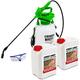 Crikey Mikey Assault Outdoor Treatment Wizard 10L Kit for Drives, Paths, Patios, Decking, Walls, Fences & Roofs - Remove Algae Lichen & Mould