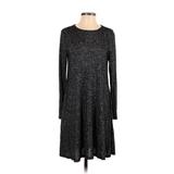 Old Navy Casual Dress - A-Line: Gray Tweed Dresses - Women's Size Small