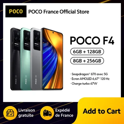 Smartphone Officiel POCO F4 Snap...