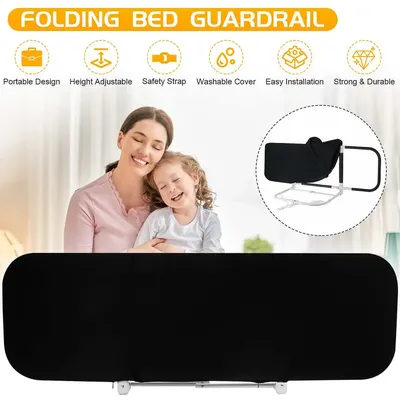 Barre d'aide au lit Portable avec Rail de lit réglable en hauteur pour personnes âgées barre de