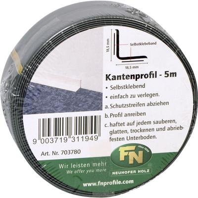 Fn Neuhofer - Knickwinkelleiste 500 cm 18,5 x 18,5 mm grau Leisten