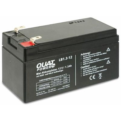 Blei-Akkumulator LB1.3-12, 12 V-/1,3 Ah - Quatpower