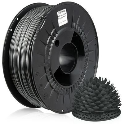 MIDORI® 3D Drucker 1,75mm PETG Filament 1kg Spule Rolle Premium Dunkelgrau Metallic - Dunkelgrau