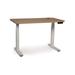 Copeland Furniture Invigo Height Adjustable Desk w/ Built in Outlets Wood/Metal in White/Brown | 48 W in | Wayfair 2648-RRC-EE-78-W-G-N-P-N-N-N