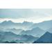 Loon Peak® Misty Mountains X Canvas in White | 24 H x 36 W x 1.25 D in | Wayfair EAB5327AA57244E7B3DFA811C679EE57