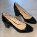 Nine West Shoes | *Nine West* Block Patent Leather Heels | Color: Black | Size: 7.5