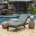 Bayou Breeze Outdoor Chaise Lounge 3.5" - Cushion Cover Only Polyester in Gray | 3.5 H x 21 W x 46 D in | Wayfair 07CD079206564A7D95A0656B351961E7