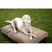 Tucker Murphy Pet™ IndoorOutdoor Sunbrella Dog Bed Polyester in White/Brown | 4 H x 36 W x 26 D in | Wayfair C47FEE6032C34E75B925A4FFC317208D