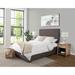 Latitude Run® Hanford Upholstered Bed, Grey Linen, Standard Footboard, Queen Size Upholstered in Gray | 55 H x 64.25 W x 88 D in | Wayfair